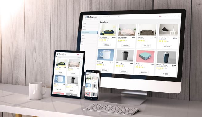 Webshops – Setzen Sie auf Ihre eigene E-Commerce-Lösung: Wir erstellen Ihren Webshop als zusätzlichen Verkaufskanal vom Starter-Webshop bis zu Business Unlimited!